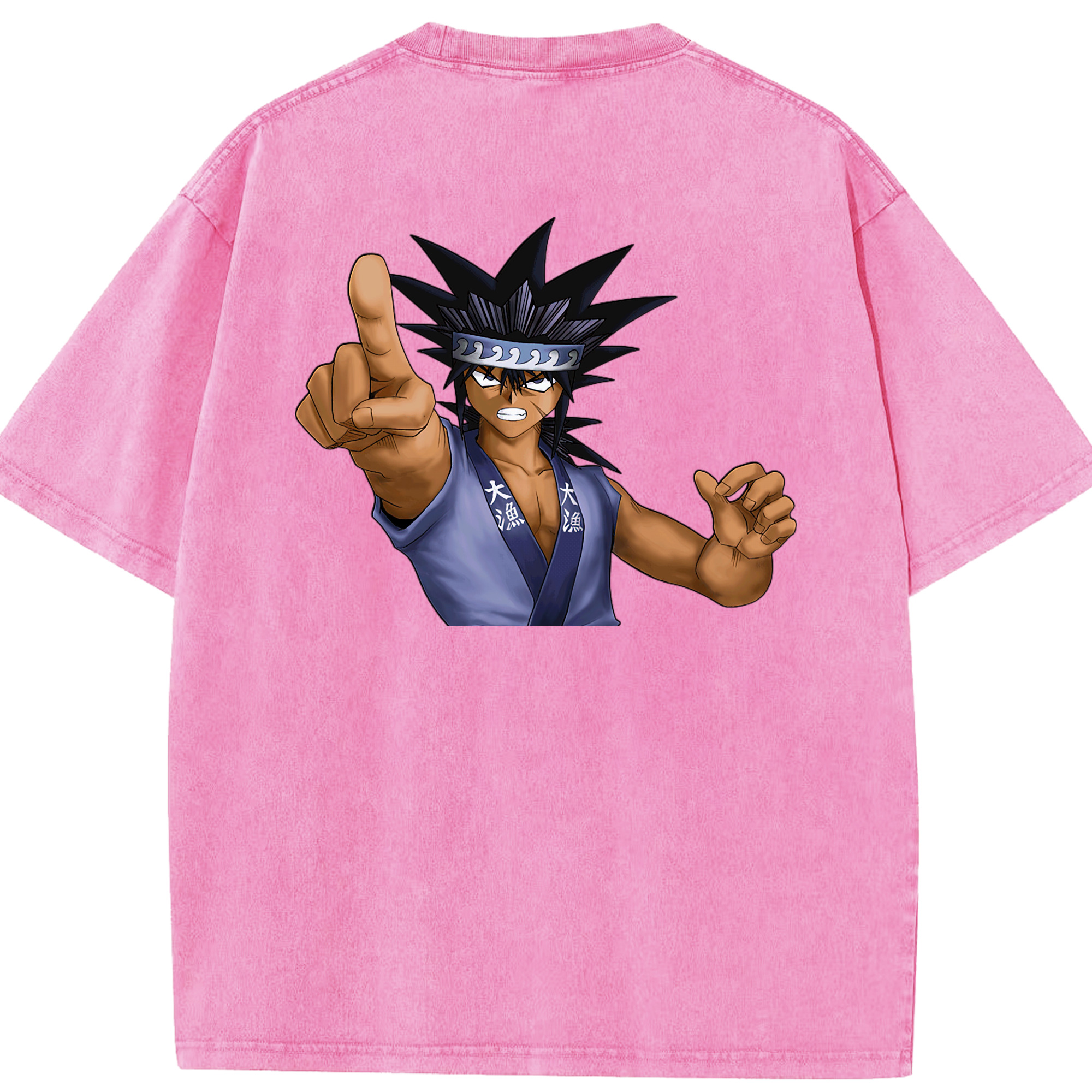 （画像用） 遊☆戯☆王 Yu-Gi-Oh! 綿100% ヴィンテージ風 半袖Tシャツ（背面プリント）